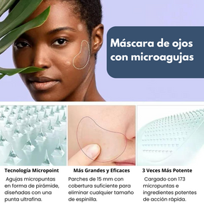 Hidralift Patches - Mascarilla para Ojos con Microagujas